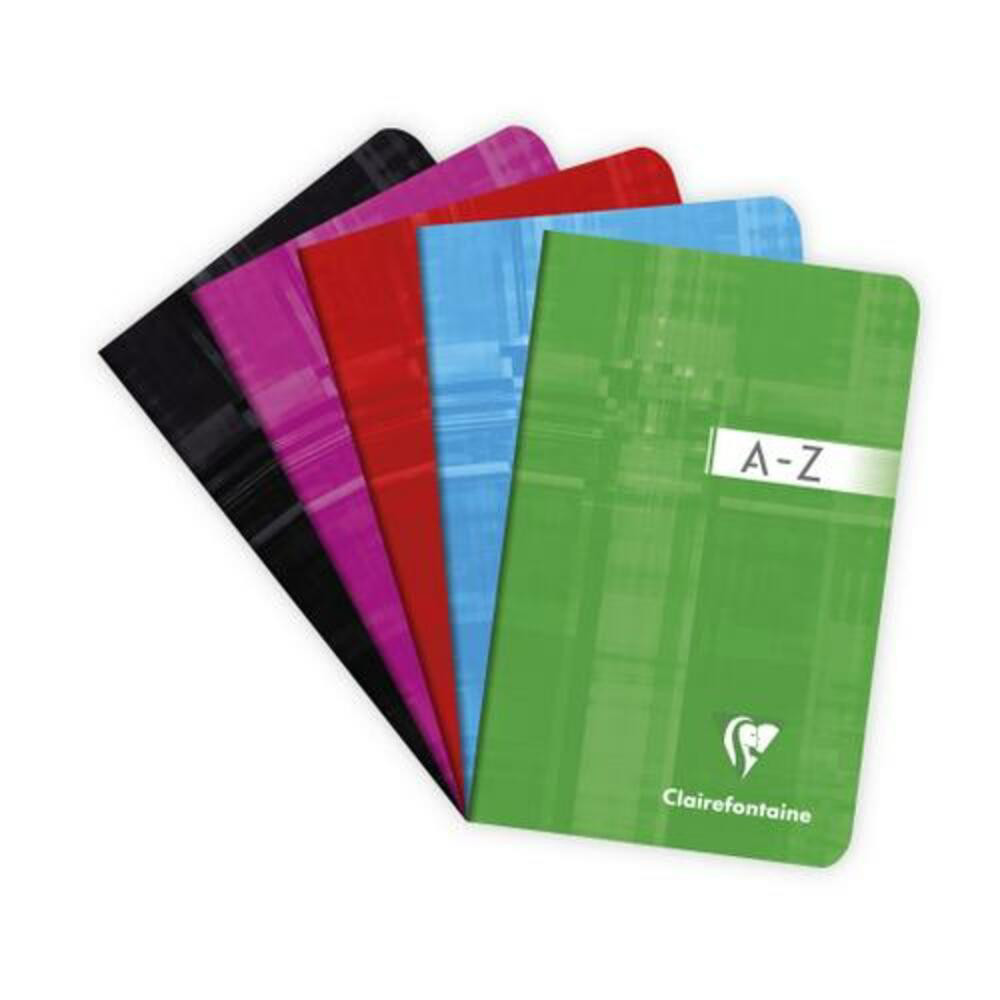 CLAIREFONTAINE Rpertoire reliure piqre 9x14cm 96 pages petits carreaux papier 90g