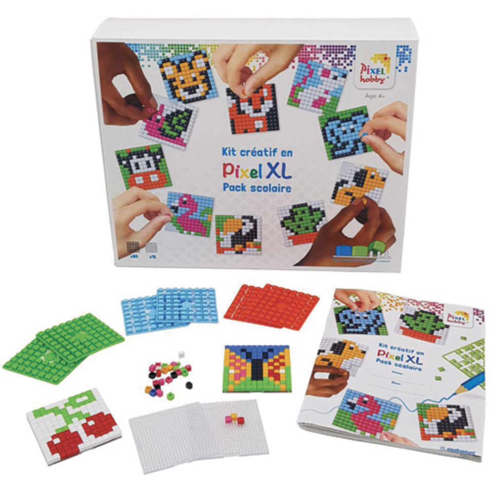 OZ INTERNATIONAL Kit de 15 tableaux 6x6cm  raliser avec des pixels XL 3D, fixation immdiate