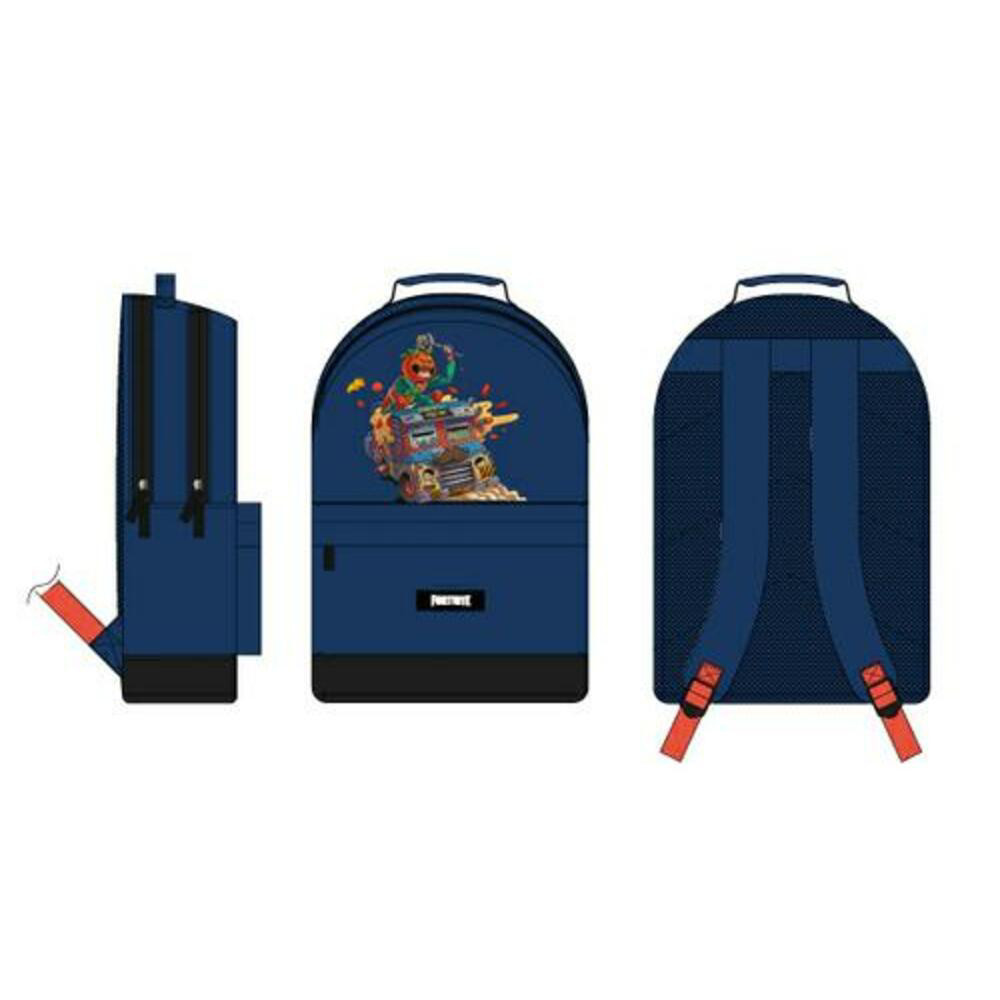 PLUME DOREE FORTNITE Sac  dos 30x43x14cm 1 compartiment double zip + 1 poche zip