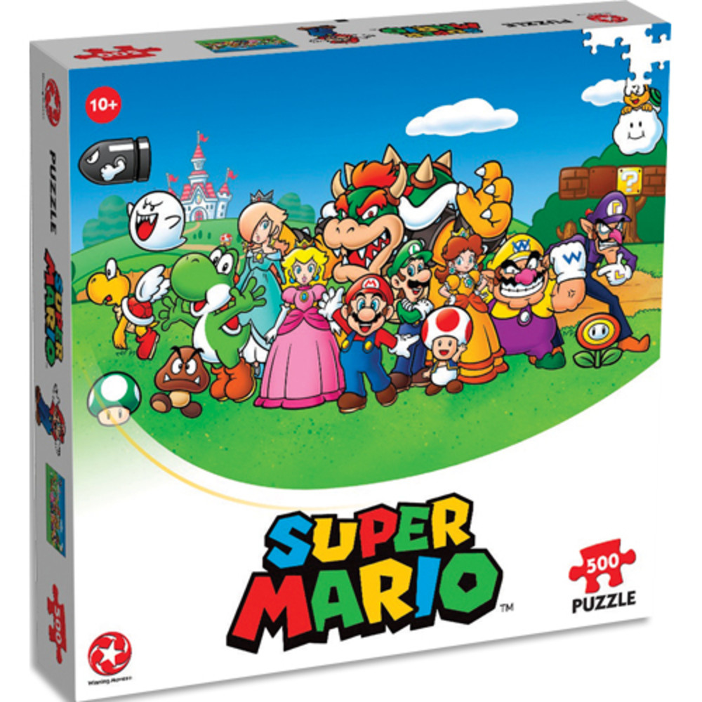 WINNING MOVES Puzzle de 500 pices avec Mario et ses amis.