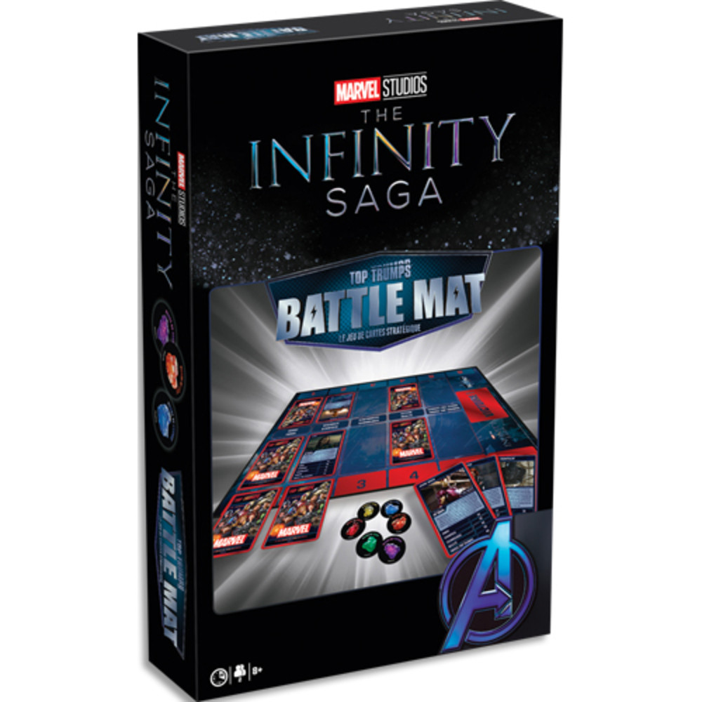 TOP TRUMPS Jeu de socit Top Trumps Battle Marvel - Jeu de stratgie : cartes + plateau
