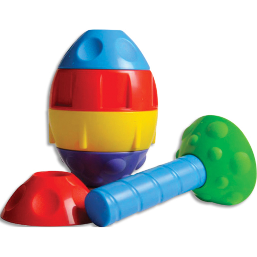 OZ INTERNATIONAL Jeu d'assemblage SPINNY de 4 pices - Sachet de 40 pices - De 2  4 ans.