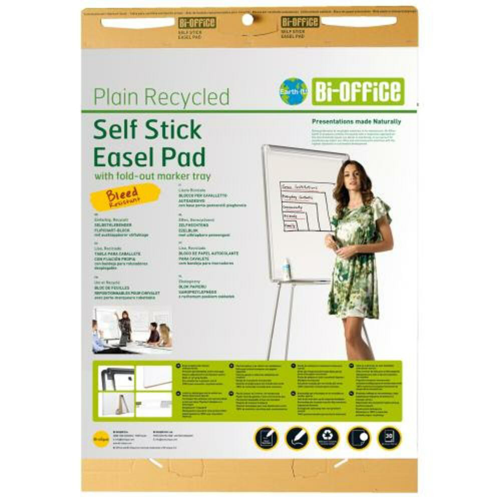 BI-OFFICE 2x30 feuilles de papiers pour Chevalet 635x762 mm auto-Adhsives et Repositionnables FL1217507