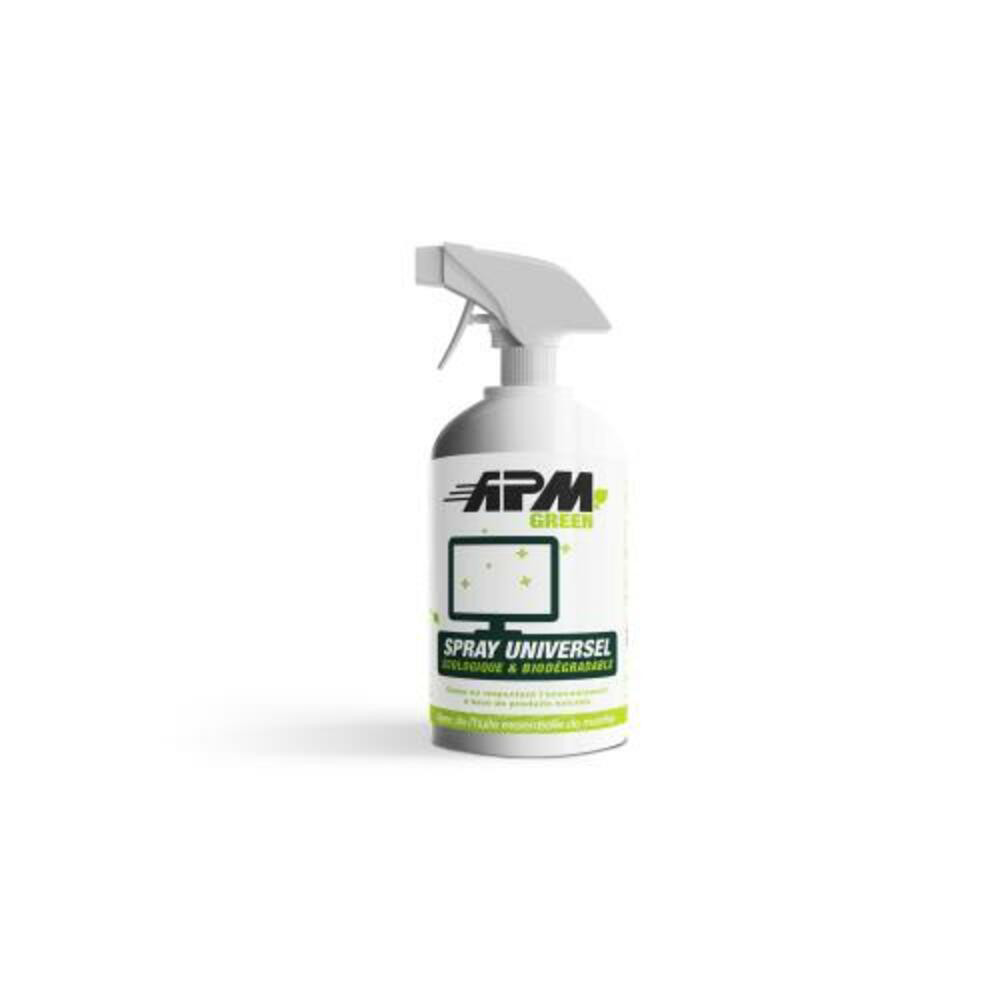 APM Set spray surfaces-universel, cologique/green, 500ml+microfibre