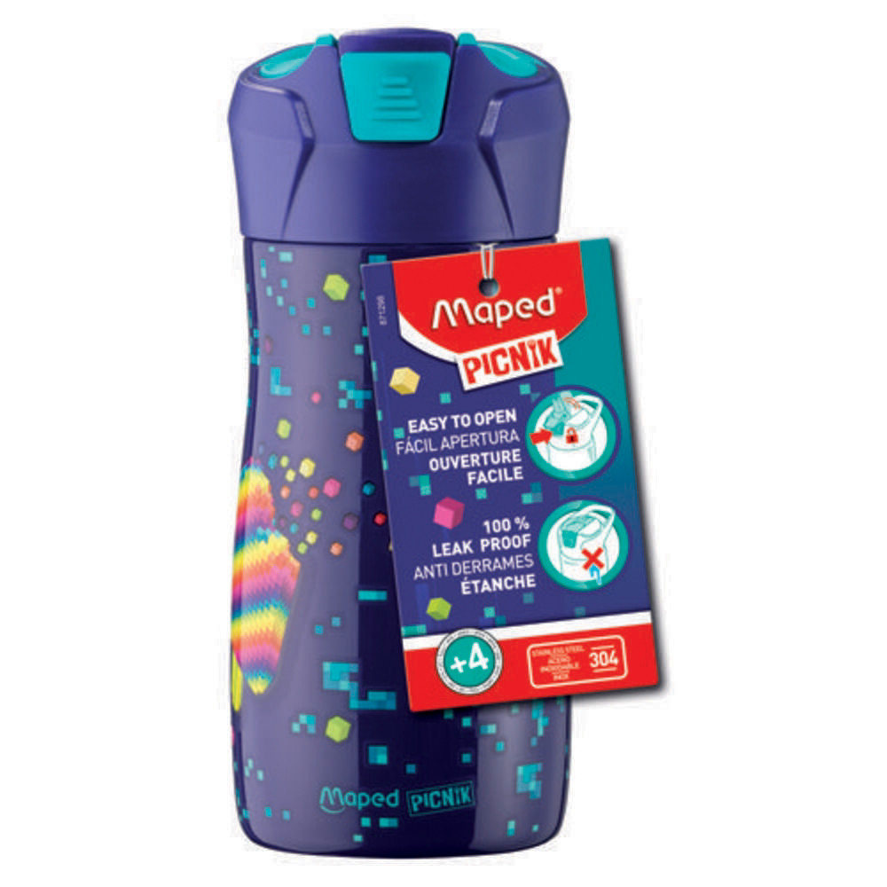 MAPED Gourde 430 ml - Maped PICNIK CONCEPT KIDS, collection PIXEL PARTY