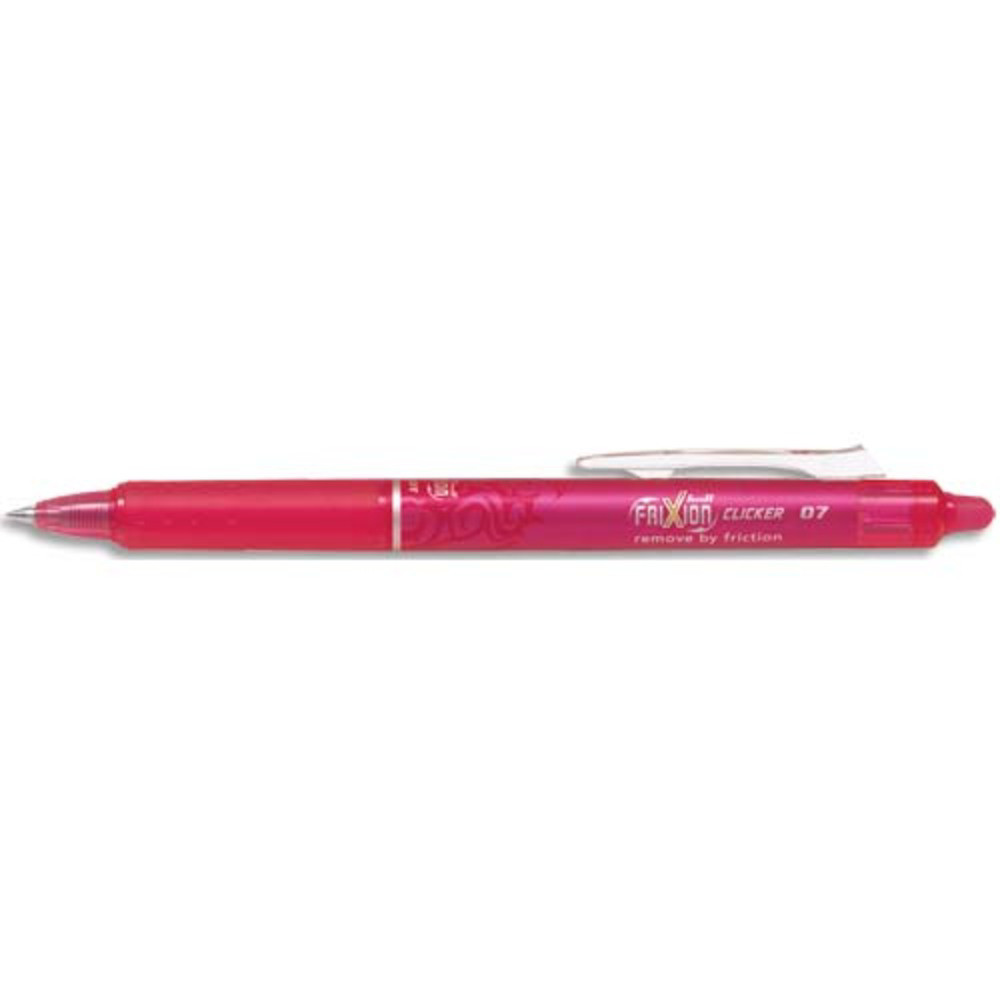 PILOT Stylo Roller FriXion Clicker rtractable, pointe moyenne Rose
