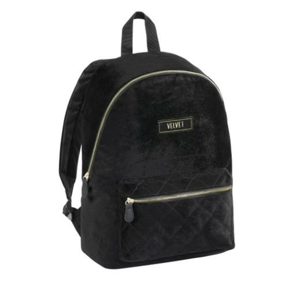 VIQUEL Sac velvet 30x41x19 dos mouss