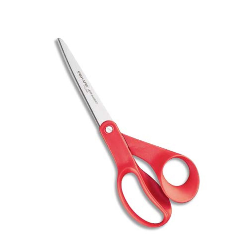 FISKARS Ciseaux  lames auto affutantes, inoxydables, 21cm Classic, pour gauchers