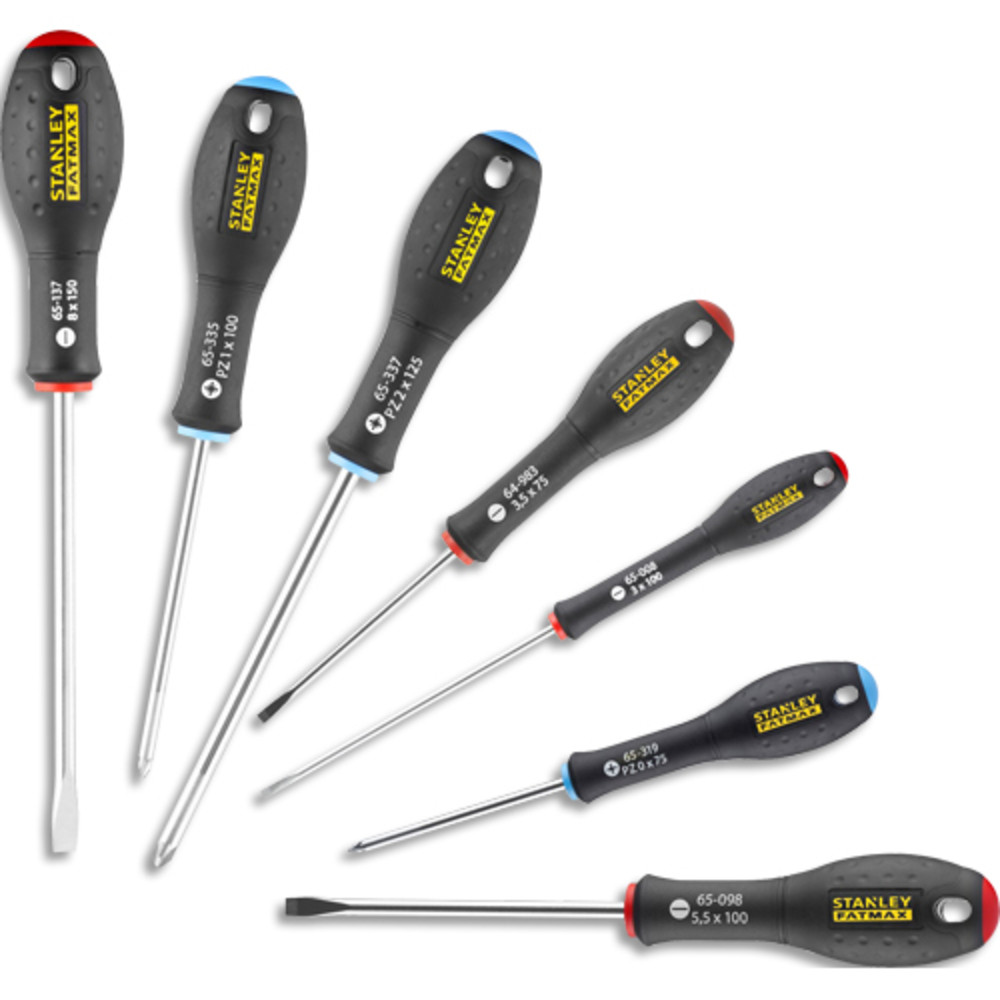 STANLEY Jeu 7 tournevis 2 electricien + 2 mcanicien + 3 Pozidriv
