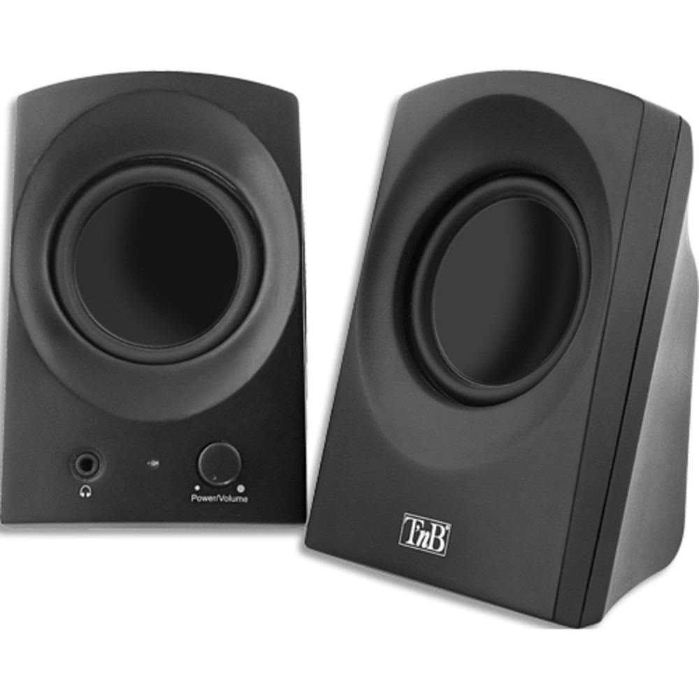 TNB Ark series - haut parleurs 2.0 6w peak power - noir HPARK20BK