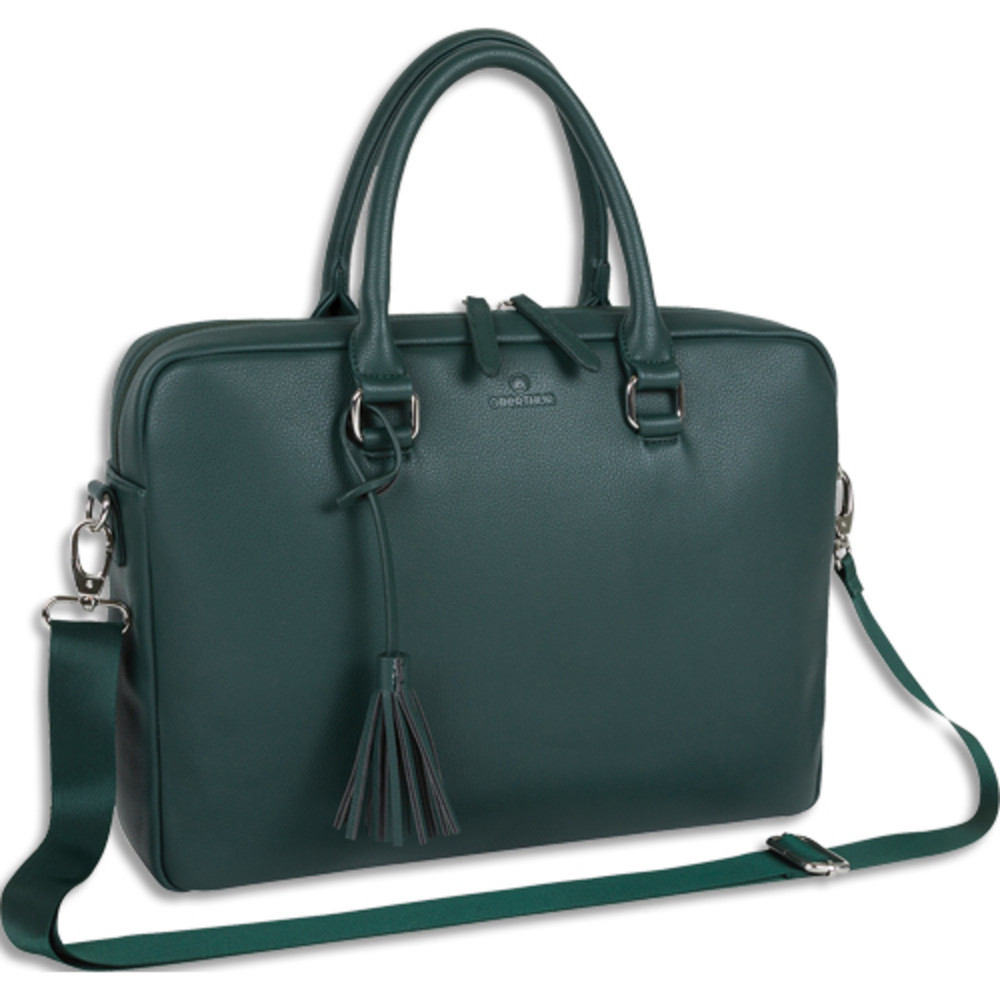 OBERTHUR Sacoche Ordinateur 15,6 pouces SOFIA VERT 321504