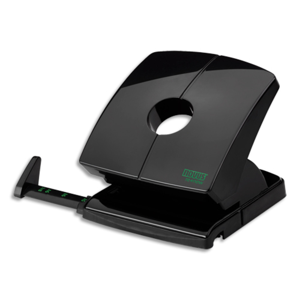 NOVUS Perforateur 2 trous B230 RE+NEW co-responsable, capacit 30 feuilles. Coloris Noir