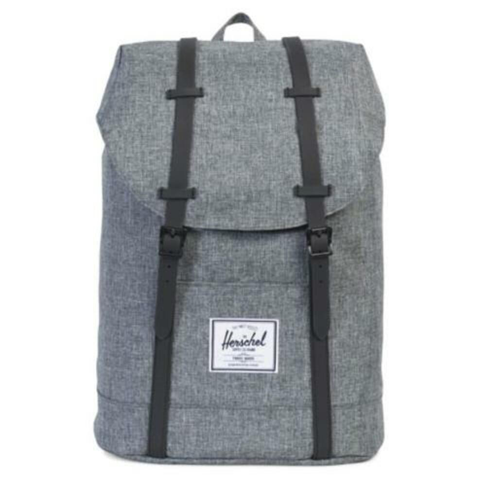 HERSCHEL Sac  dos Retreat 19,5 litres. Poche pour ordinateur 15 pouces. Coloris Gris clair.