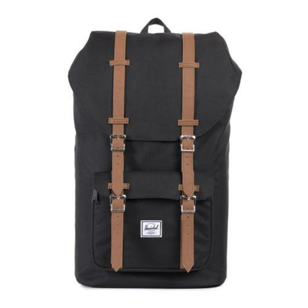 HERSCHEL Sac  dos Little America 23,5 litres. Poche pour ordinateur 15 pouces. Coloris Noir.