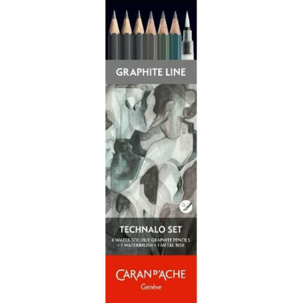 CARAN D'ACHE Technalo - Set crayon graphite - assorties 7 pices FSC