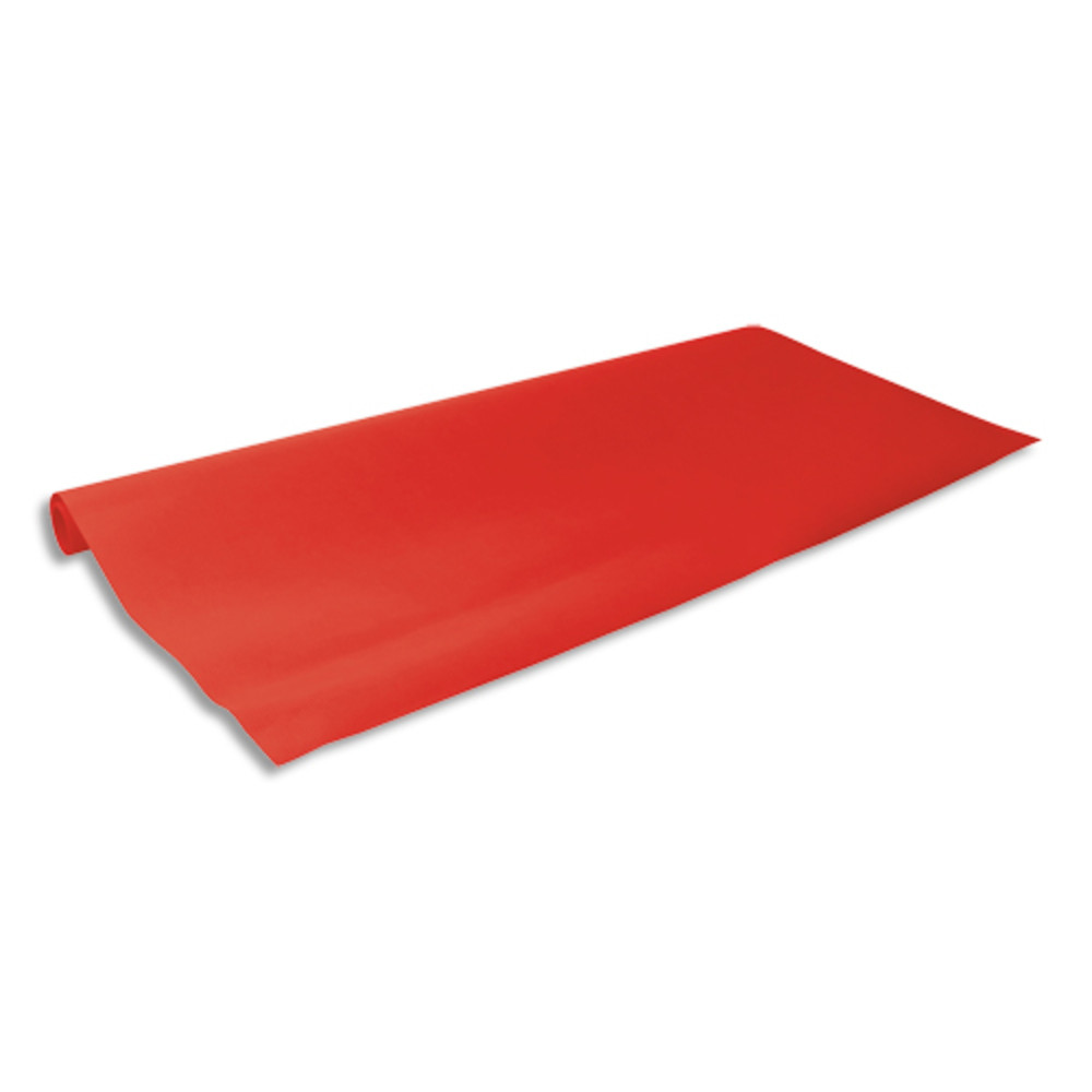 CLAIREFONTAINE Rouleau papier kraft couleur verg 65g format 3x0,70m, coloris Rouge