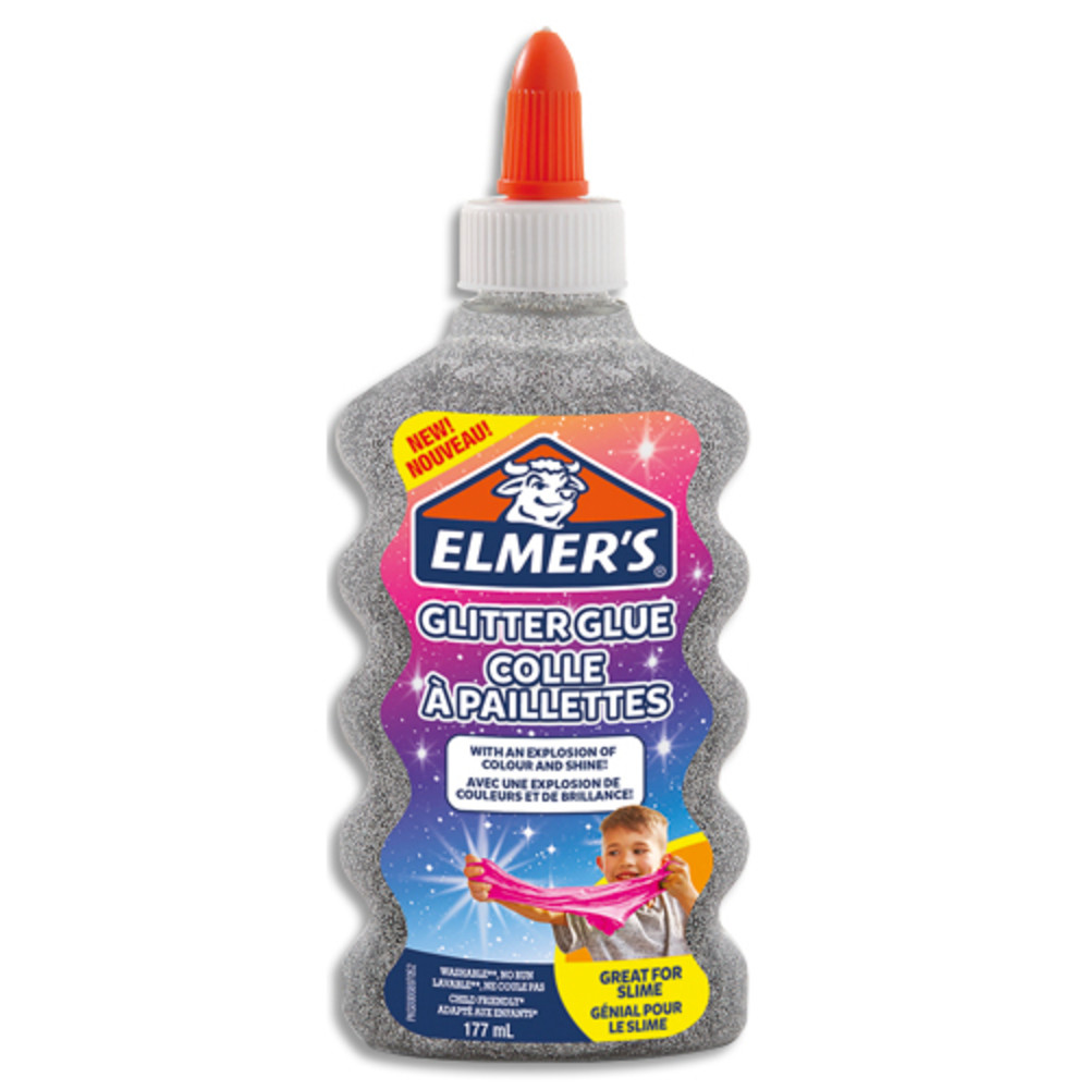 ELMERS Colle  paillettes Argent 177ml
