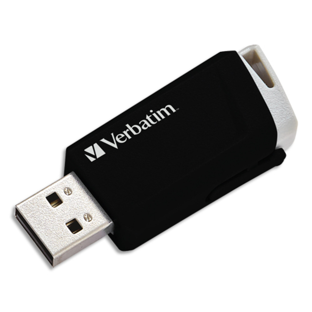 VERBATIM Clé USB 3.0 rétractable 32Go Store 'n' Click Noire 49307