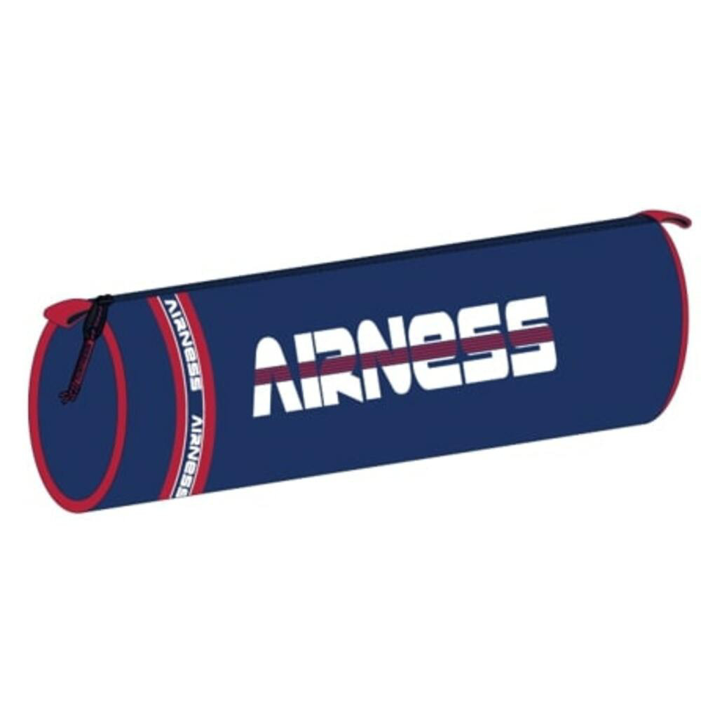 OXFORD OFFICE OXFORD Fourre-Tout Rond AIRNESS ANGELS polyester. 22x7x7 cm. Dcor rubber, coloris Bleu, Blanc et Rouge.