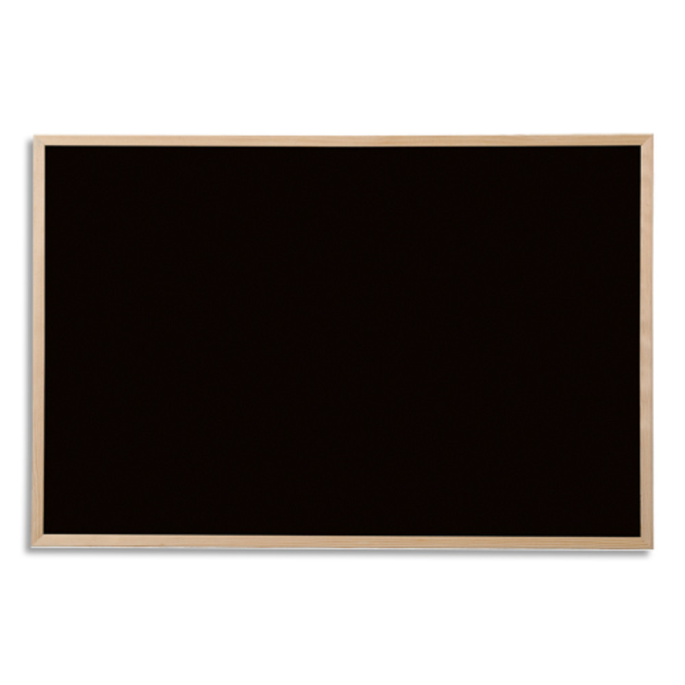 BI-SILQUE BI-OFFICE Tableau noir pour craie, cadre en bois de pin. Format 60x40 cm