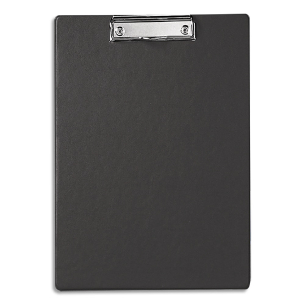 MAUL Porte-bloc simple A4 en PVC avec pince mtal. Coloris noir