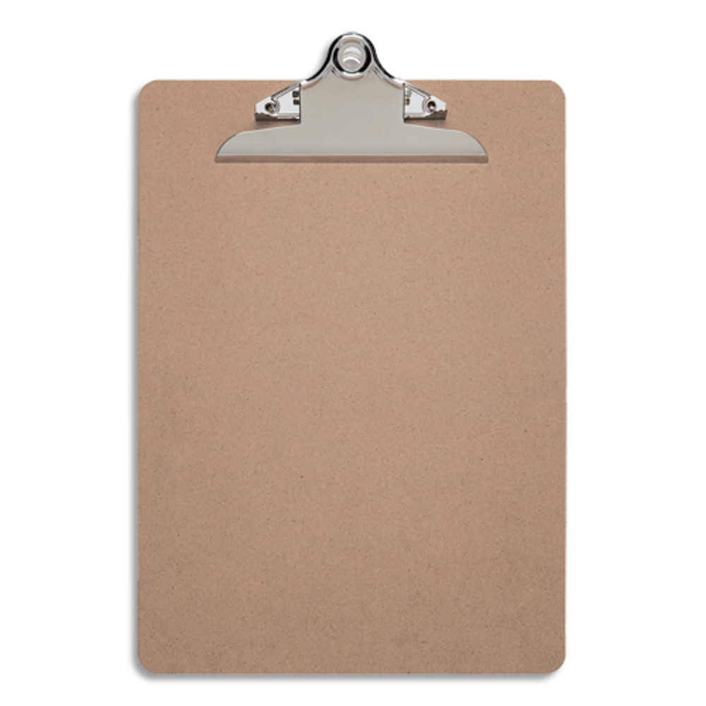 MAUL Porte-bloc simple A4 en isorel avec pince mtal.