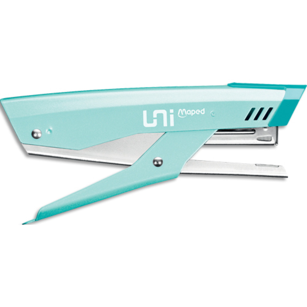 MAPED+Pince+Agrafeuse+100%25+metal+avec+ote-agrafe+integre.+400+agrafes+26/6+incluses.+Coloris+Pastel