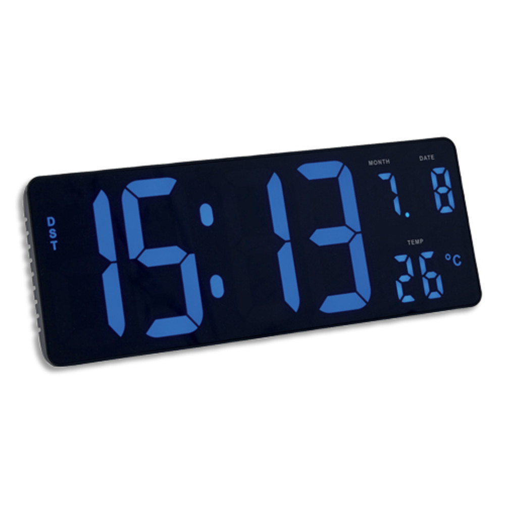 ALBA Horloge LED murale/ poser multifonctions