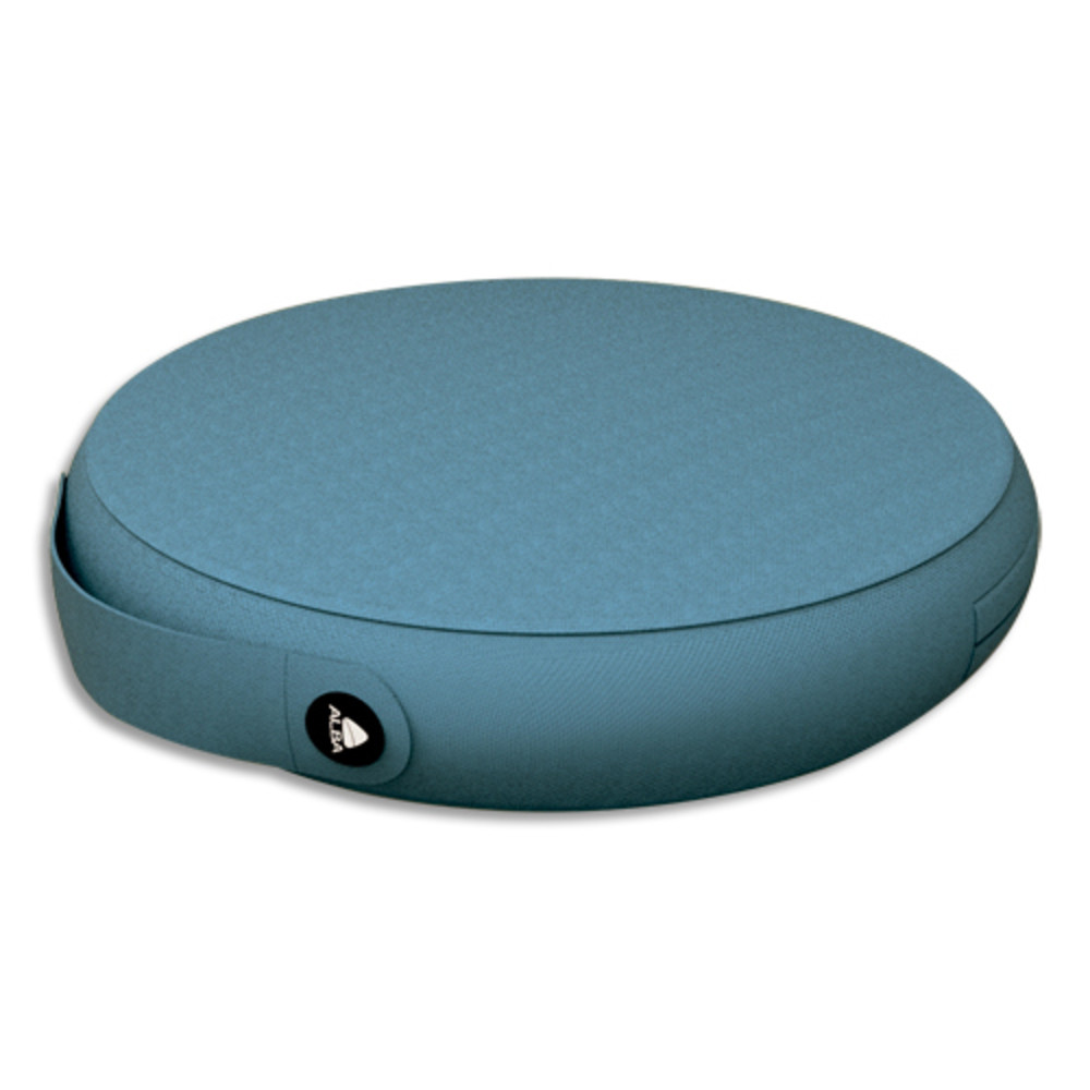 ALBA Coussin ergonomique ERGOPAD bleu diam 35 cm gonflable en polychlorure de vinyle, poigne intgre