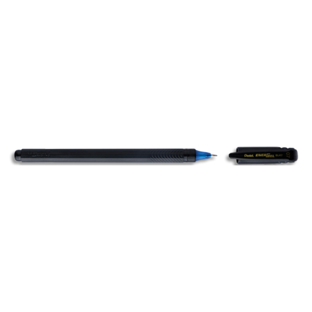PENTEL Roller gel 0,7 mm bleu fabriqu  partir de 96% de matires recycles rechargeable.