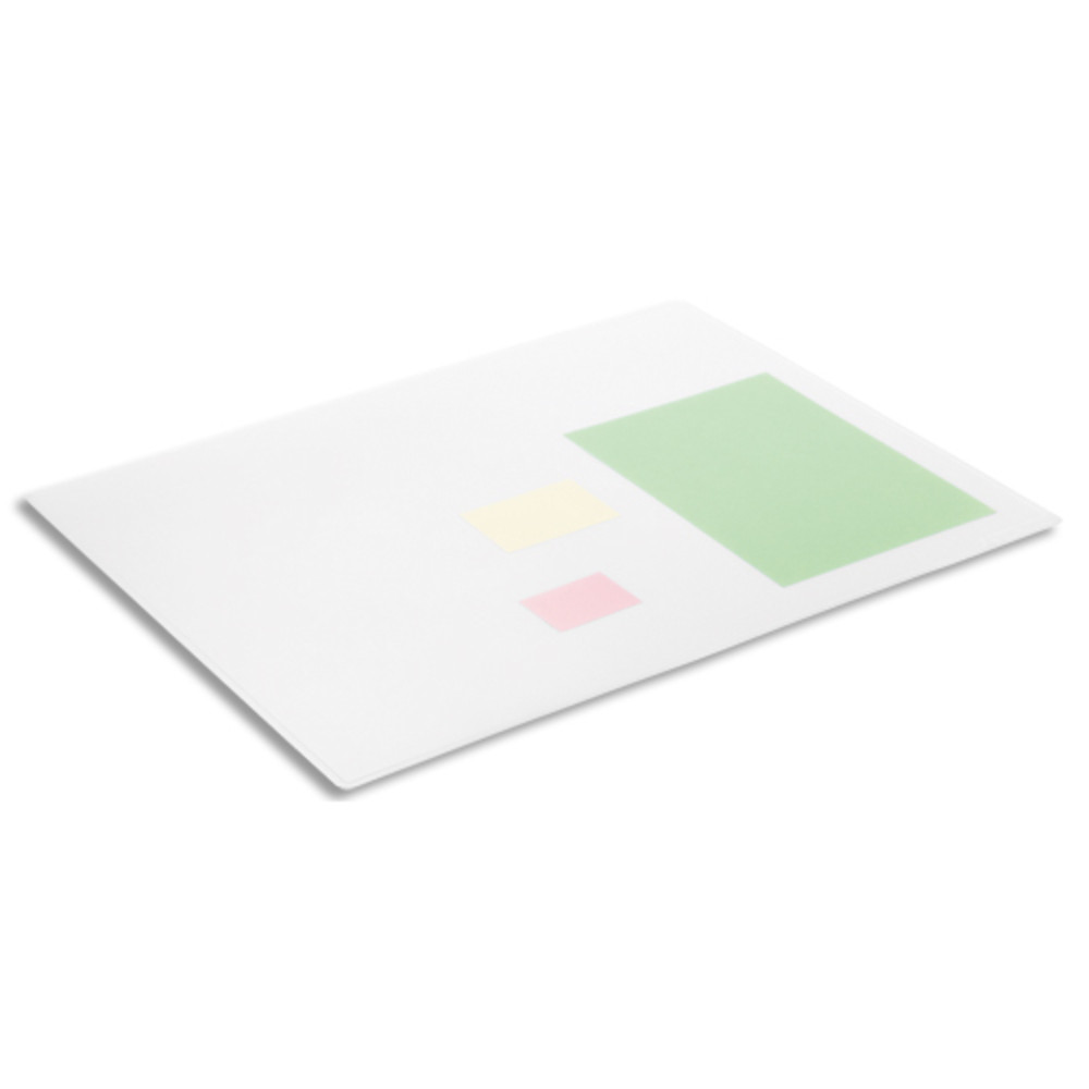 DURABLE Sous-main en polypropylne - Antireflet et antidrapant - Dim (l x p) : 65 x 50 cm - Transparent