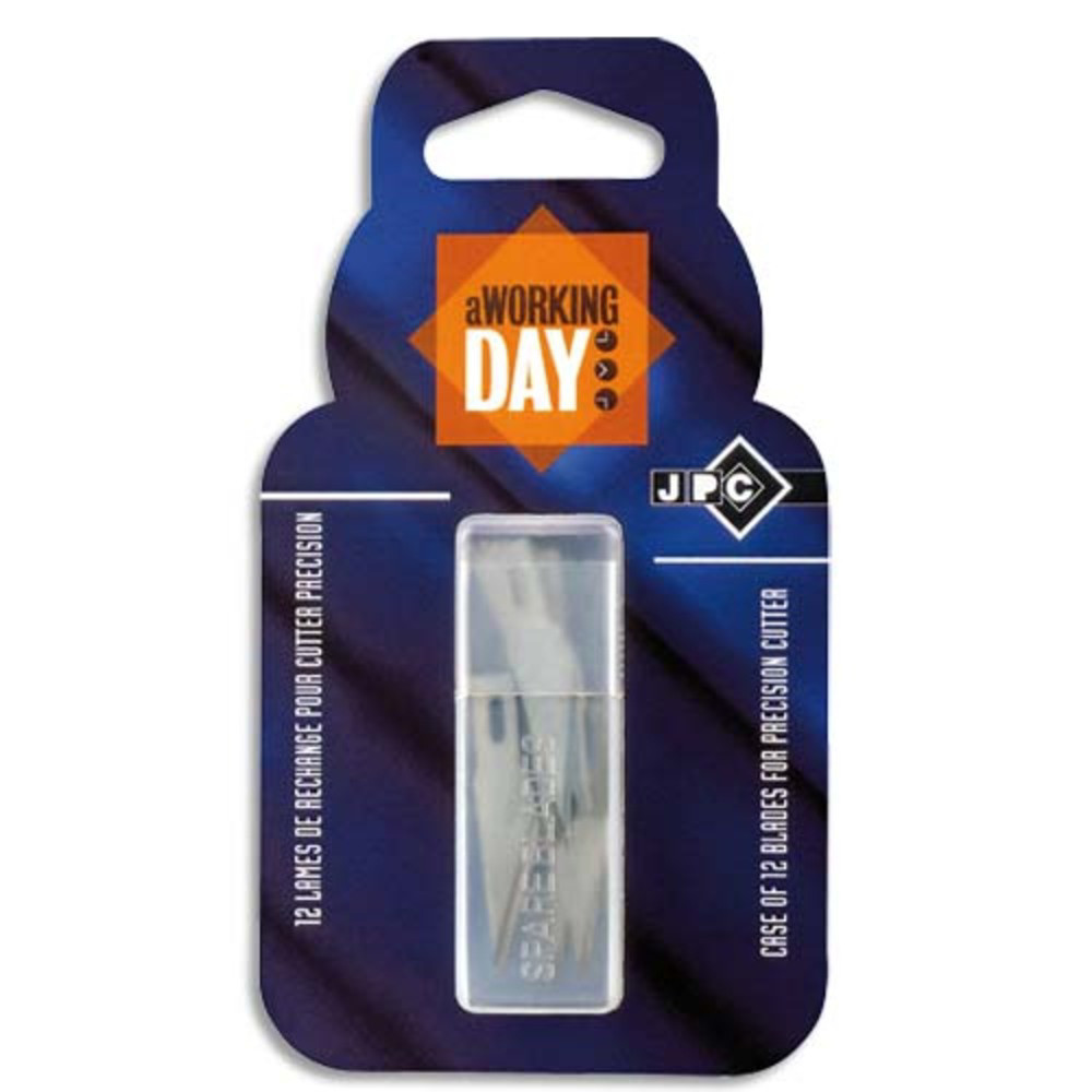 WONDAY Etui de 12 lames pour cutter de prcision numro 1