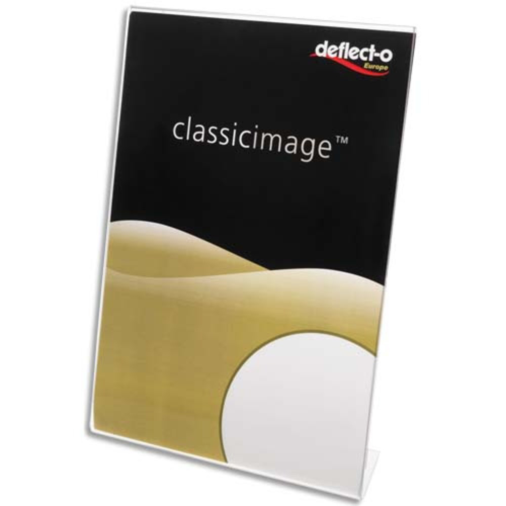 DEFLECTO Porte-affiche transparent pour documents A6 inclin