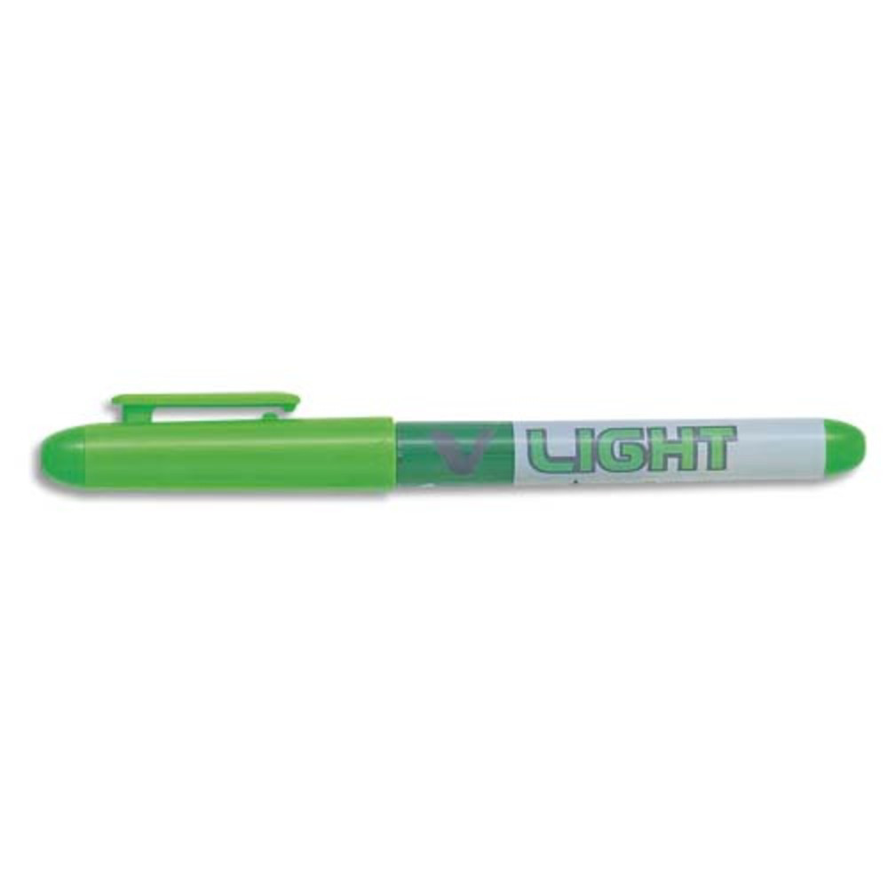 PILOT Surligneur de poche pointe biseaute encre liquide coloris Vert V-LIGHT