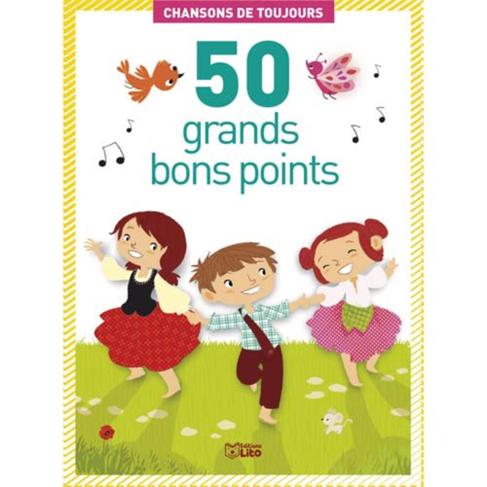 LITO DIFFUSION Bote de 50 grandes images les chansons de toujours