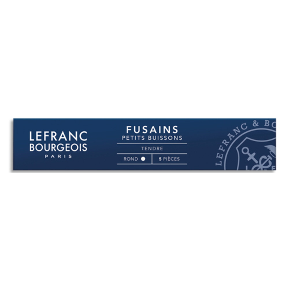 LEFRANC & BOURGEOIS LEFRANC BOURGEOIS Etui 5 fusains PETIT BUISSON. Trac Noir