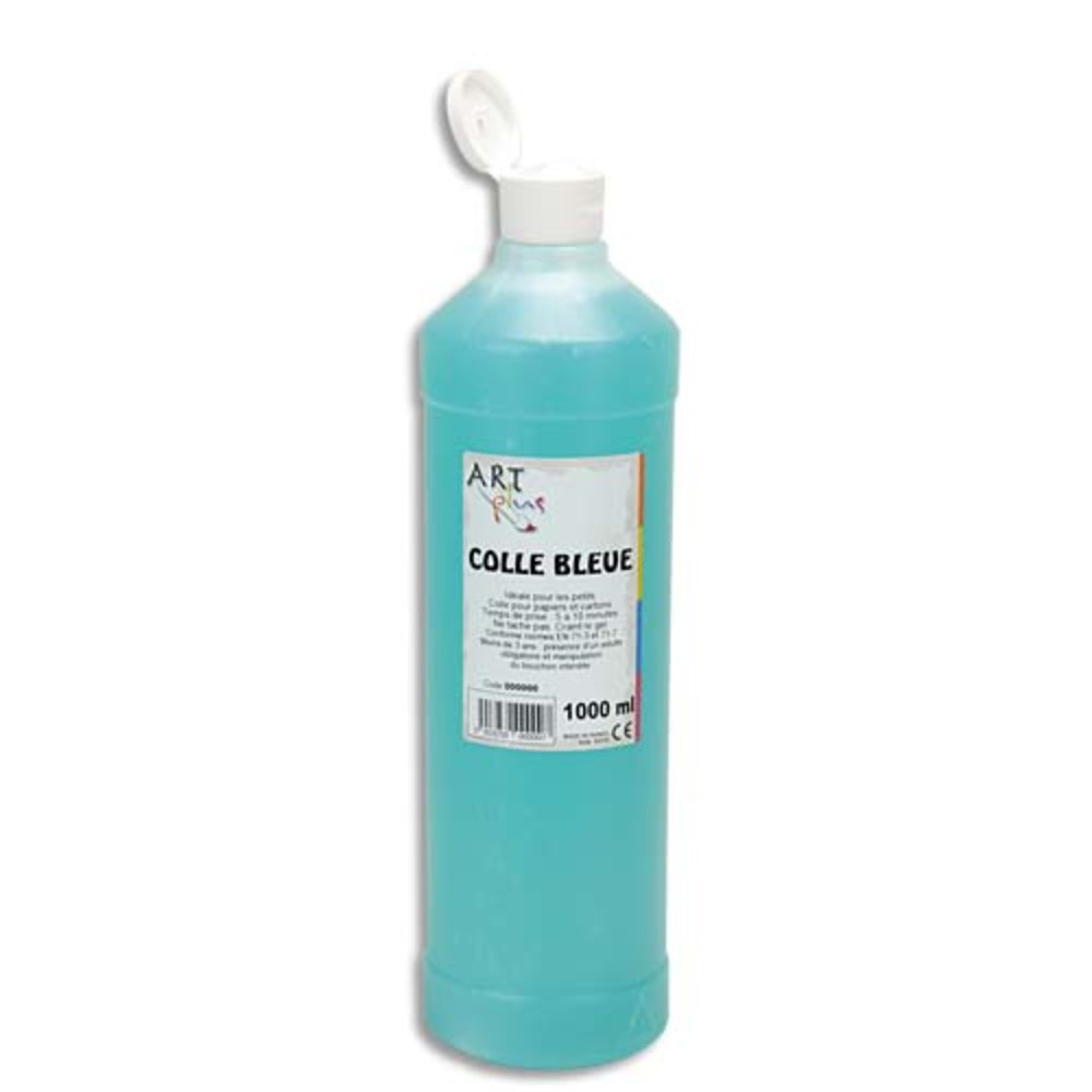 ART PLUS Flacon 1000 ml colle Bleute Art Plus