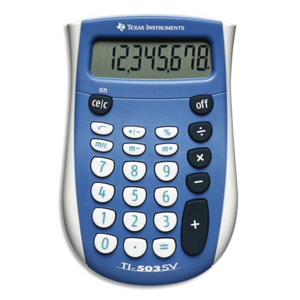 TEXAS INSTRUMENTS Calculatrice de poche TI-503 SV - 503SV/FBL/11E1