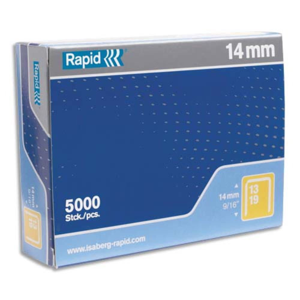 RAPID Agrafes N13/10 en bote de 5000
