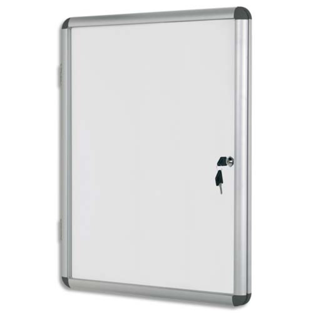 BI-OFFICE Vitrine d'affichage intrieur Earth magntique, 9 feuilles, cadre en aluminium L72 x H98,1 cm