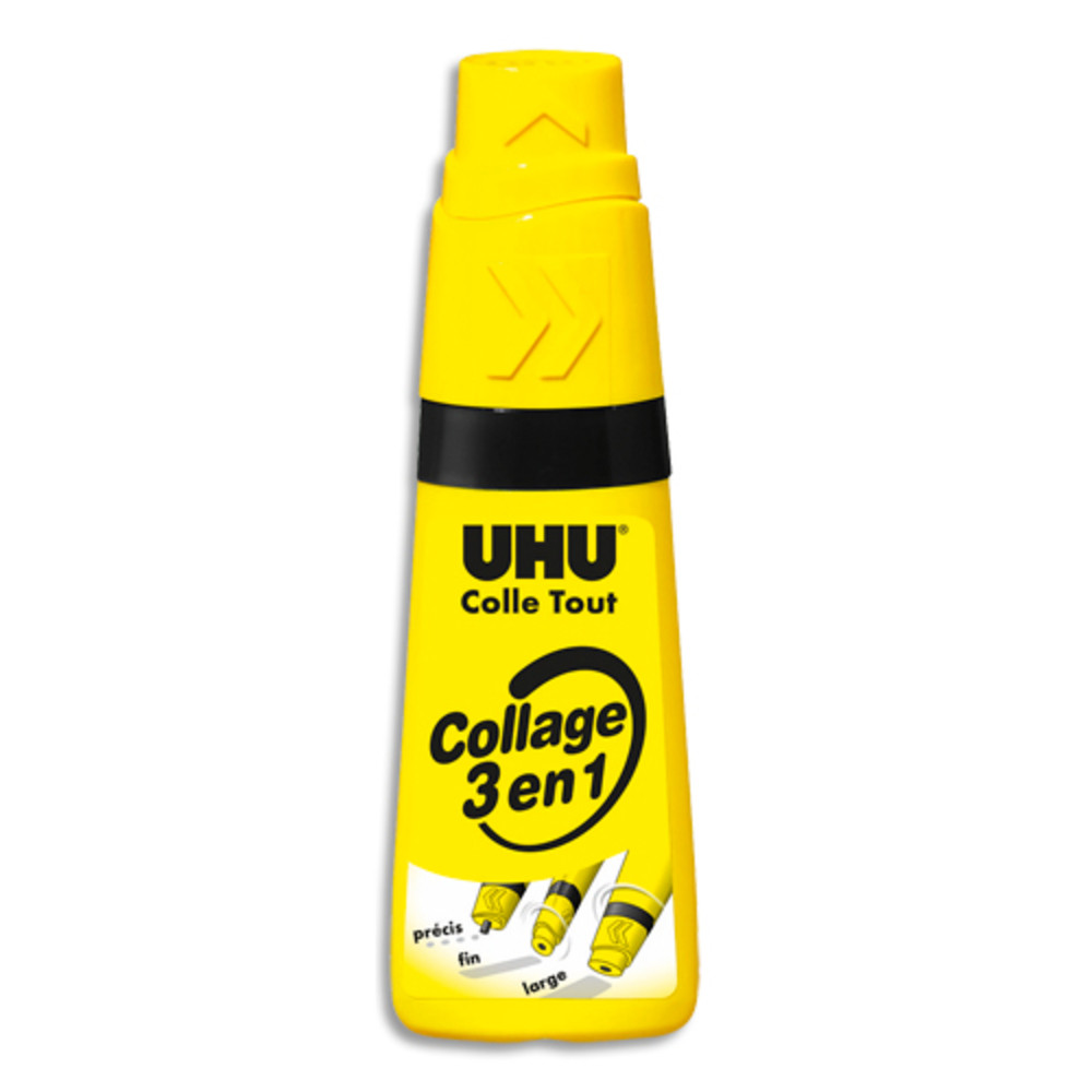 UHU Tube de colle twist and glue avec solvant, flacon de 35 ml
