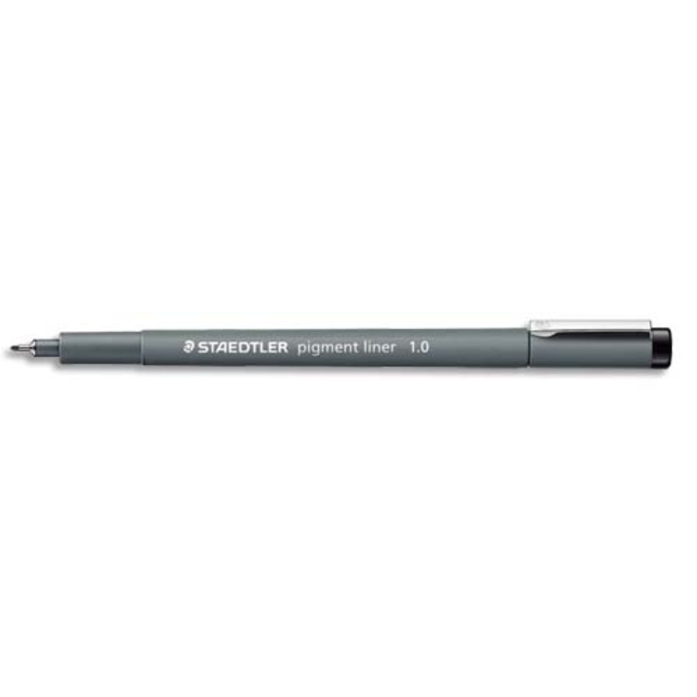 STAEDTLER Pigment liner 308 Feutre pointe 1,0mm.18h CAP-OFF. Ecriture, les croquis et le dessin.
