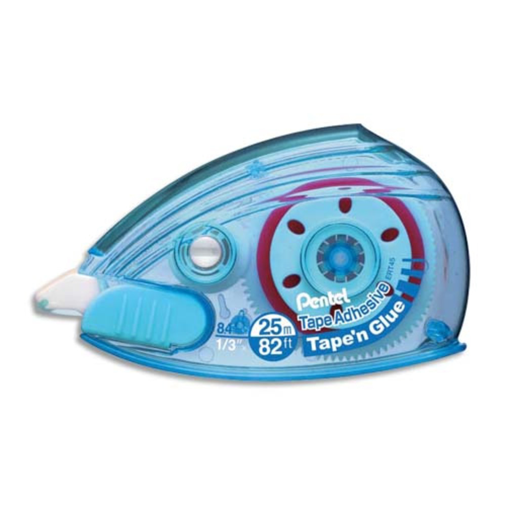 PENTEL Roller de colle de 25 mtres TAPE N GLUE