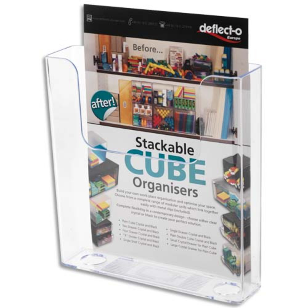 DEFLECTO Porte-brochures A4 muraux