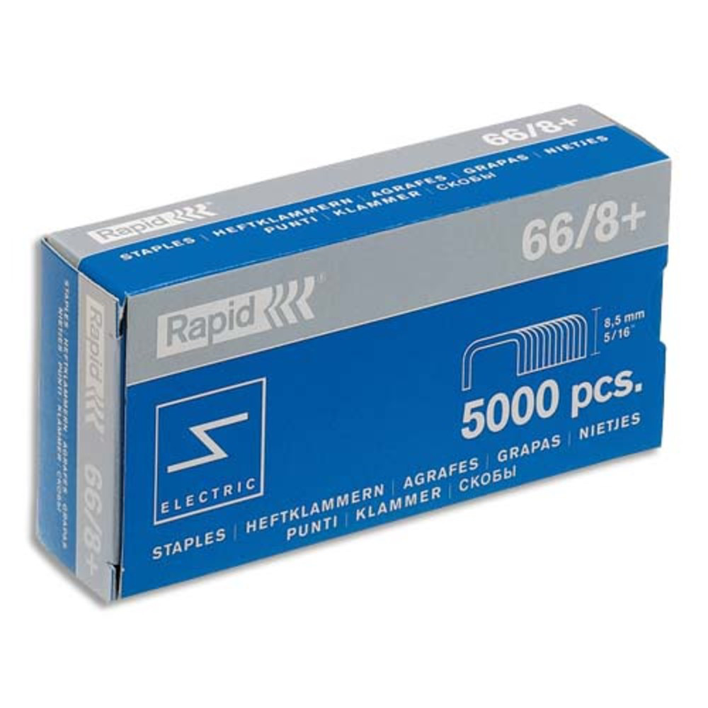 RAPID Agrafes N66/8 en bote de 5000