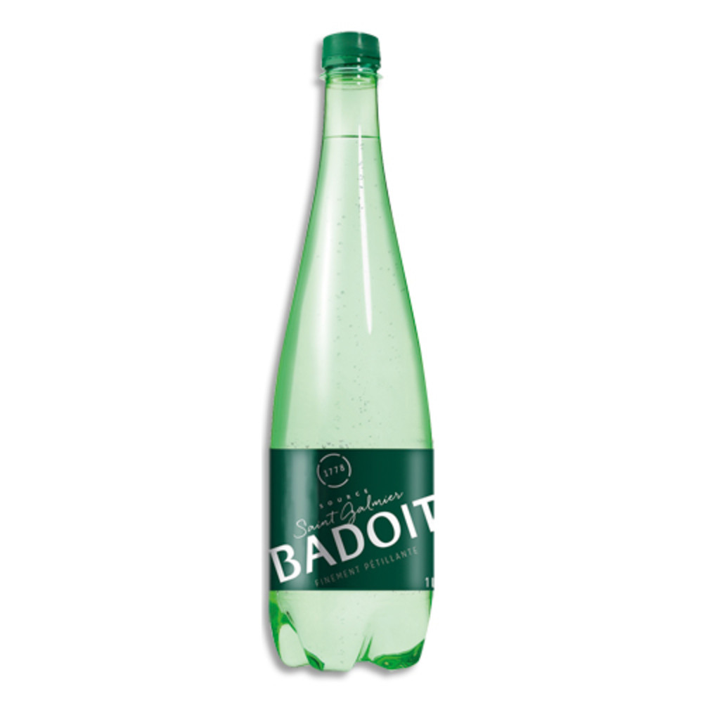 BADOIT Bouteille plastique d'eau ptillante 1 litre minrale
