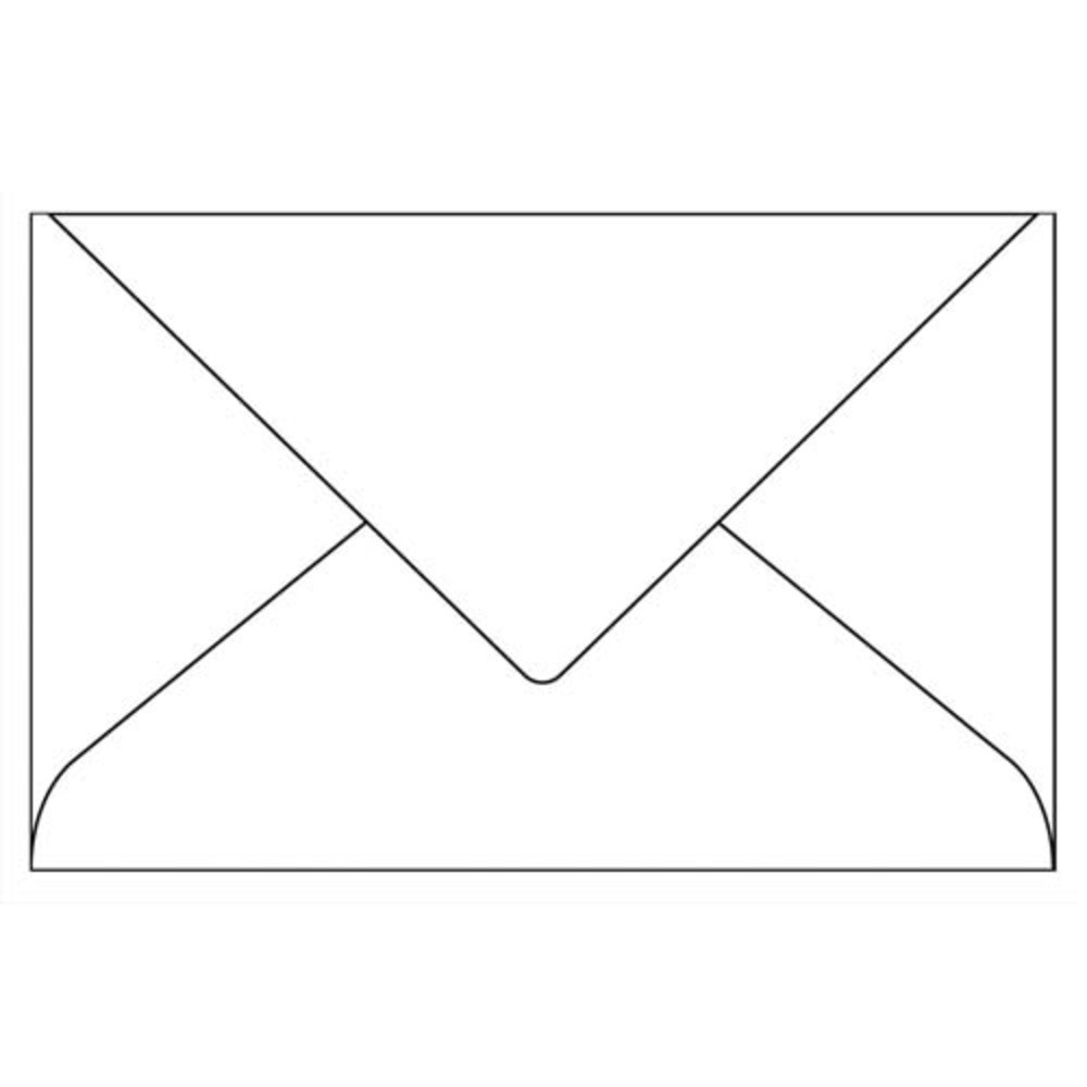CLAIREFONTAINE Paquet de 20 enveloppes 120g POLLEN 9x14cm. Coloris Blanc