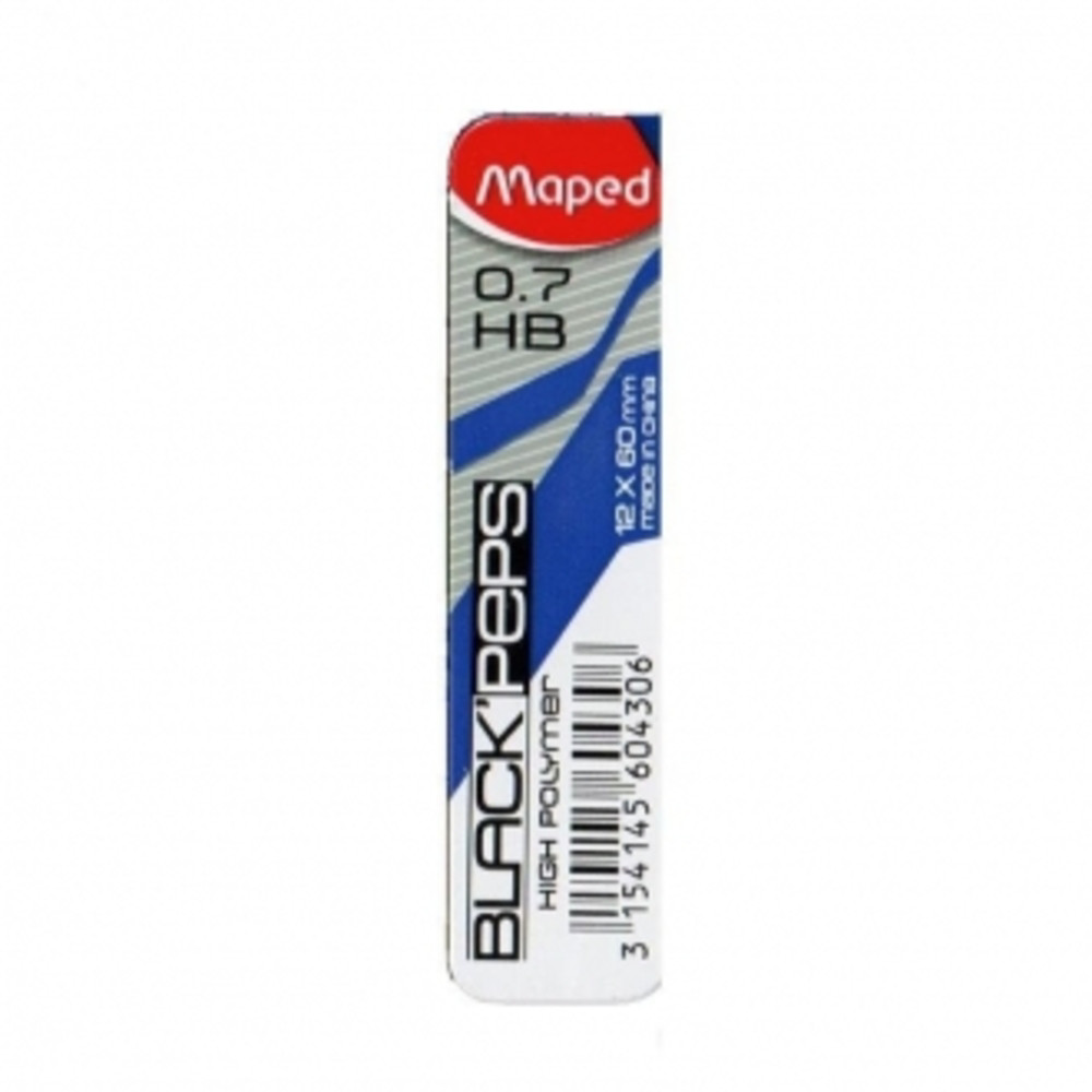 MAPED Etui-mines  0,7mm HB en inner dcor