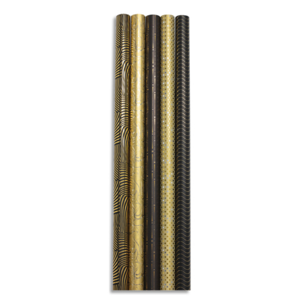 CLAIREFONTAINE Rouleau de papier cadeau Premium 80g pellicul - Collection Max et moi Format 2x0,70m