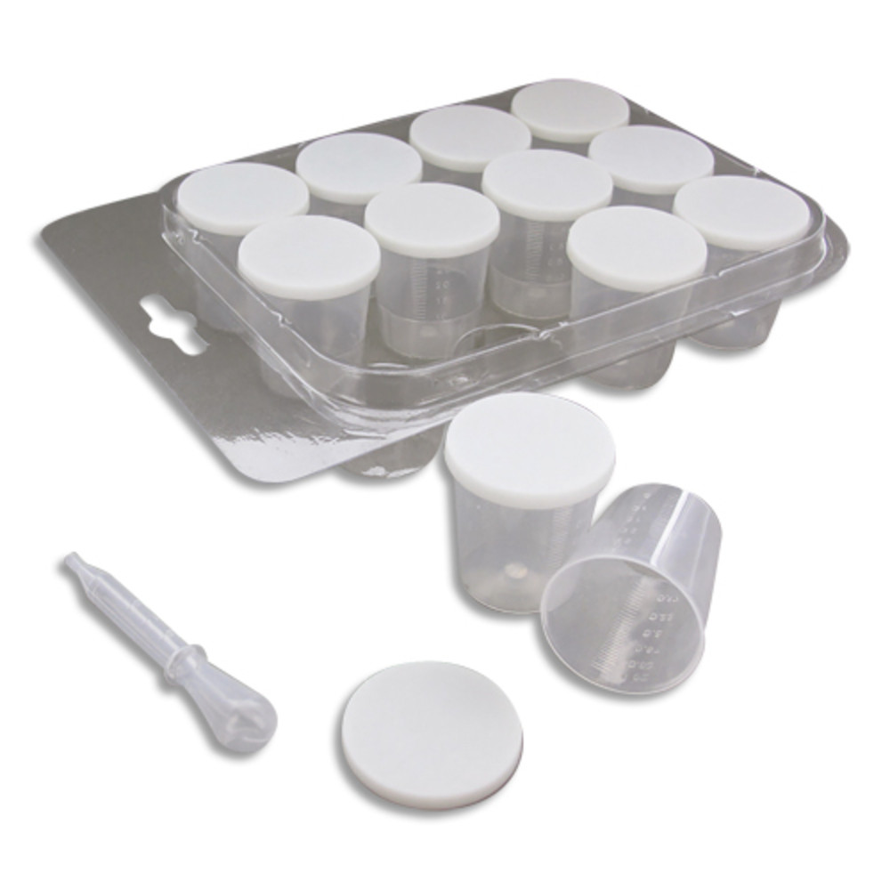 O COLOR O'COLOR Lot de 12 pot gradus contenance 30ml, avec couvercle.